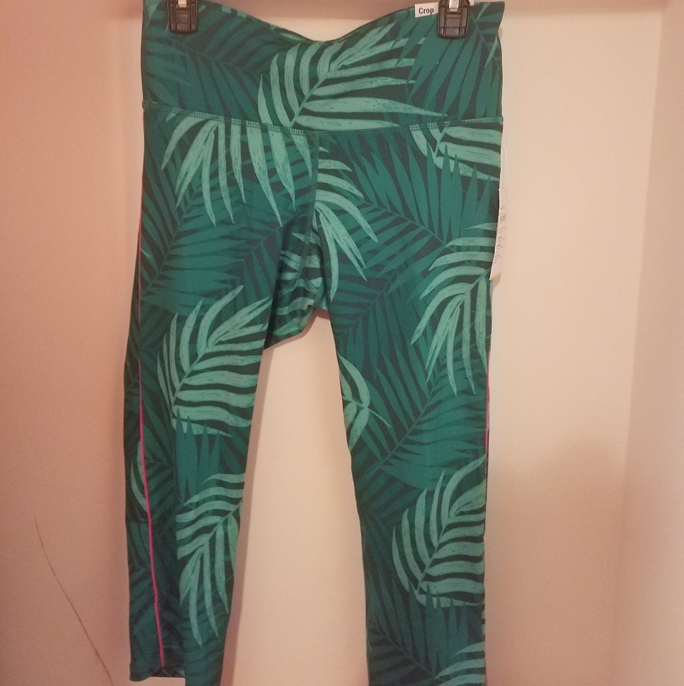 Green leggings